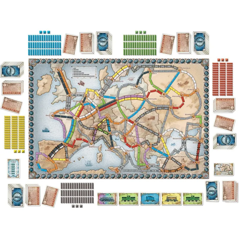 Days of Wonder Les Aventuriers du Rail - Europe – vue 4 – Board Games