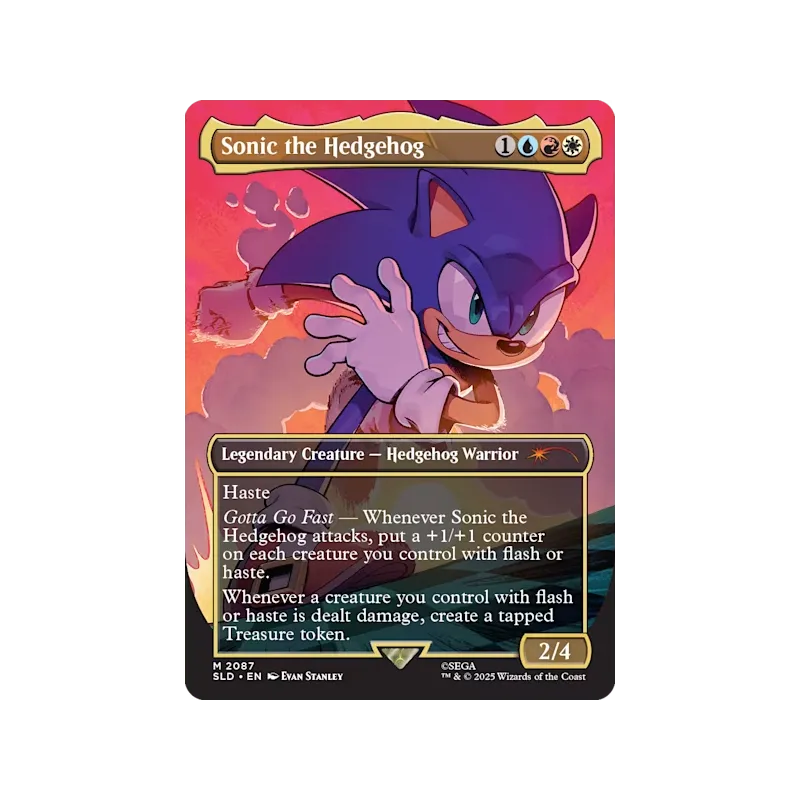 Wizards Of The Coast Secret Lair - Sonic the Hedgehog - Friends & Foes (EN) – vue 1 – Magic, Pokemon, ...