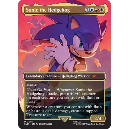 Wizards Of The Coast Secret Lair - Sonic the Hedgehog - Friends & Foes (EN) – vue 1 – Magic, Pokemon, ...