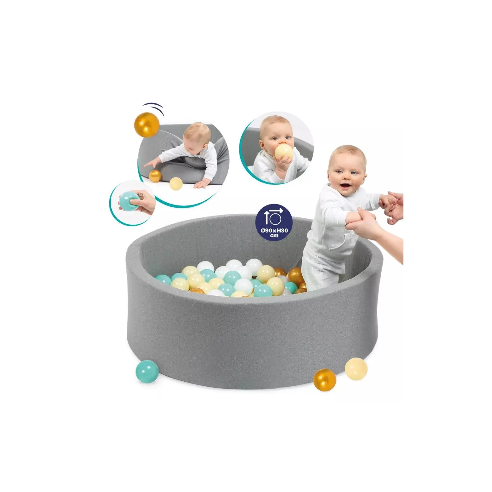 Ludi Fabric Ball Pit – vue 5 – Awareness and motor skills