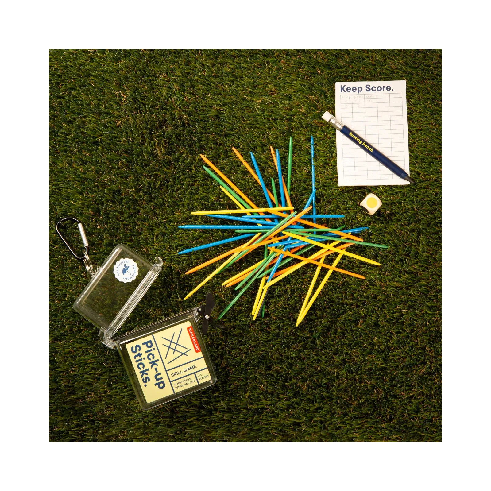 Kikkerland Travel Game - Pick-up Sticks – vue 3 – Board Games