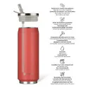 Les Artistes Paris Red insulated can ~500ml~ – vue 4 – Gourds and cups