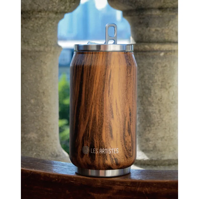 Les Artistes Paris Wood insulated can ~280ml~ – vue 5 – Gourds and cups