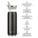 Les Artistes Paris Blackcurrant insulated can ~500ml~ – vue 3 – Gourds and cups