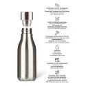 Les Artistes Paris Stainless Steel Insulated Bottle ~280ml~ – vue 3 – Gourds and cups
