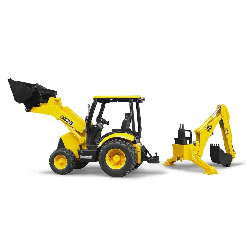 Bruder JCB MIDI CX Backhoe loader – vue 3 – Bruder