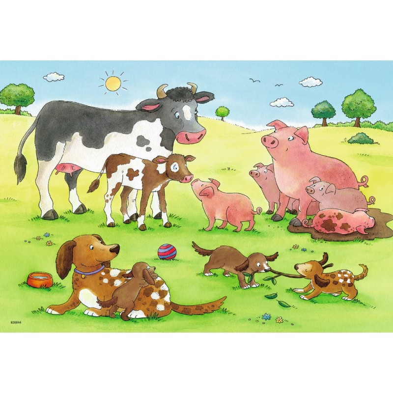 Happy Animal Families - RAV-075904 - Ravensburger - Puzzles for little ones - Le Nuage de Charlotte