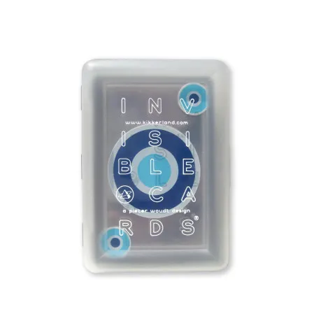 Kikkerland Invisible Playing Cards - waterproof – vue 1 – Board Games