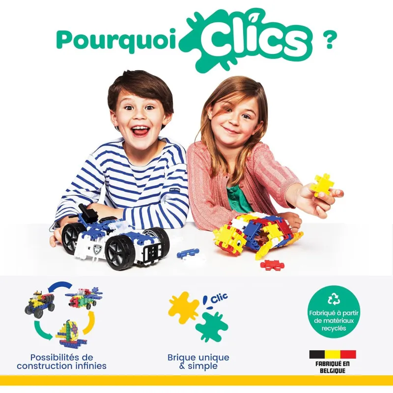 Clics Clics - For creative builders 5 en 1 – vue 3 – Clics