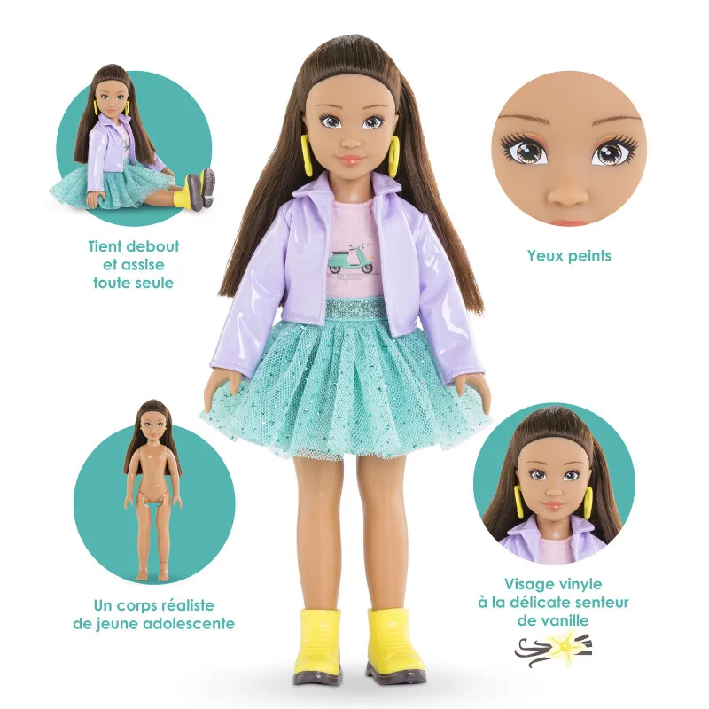 Corolle Coffret Poupée Corolle Girls Luna Fashion Week Milan – vue 2 – Corolle Girls