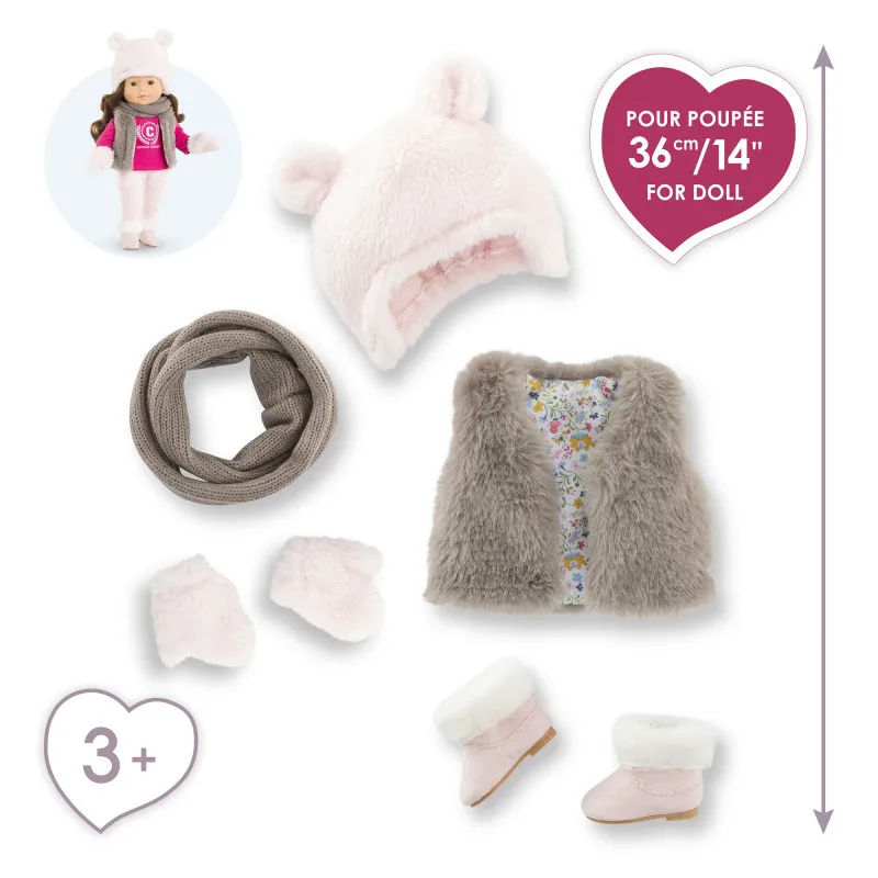 Corolle Winter Box and Accessories for ma Corolle doll – vue 4 – Corolle Doll Clothes