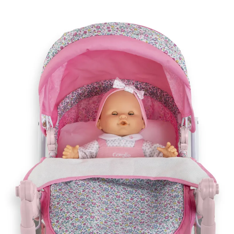 Corolle Floral pram for 36/42 and 52 cm dolls – vue 8 – Doll Accessories