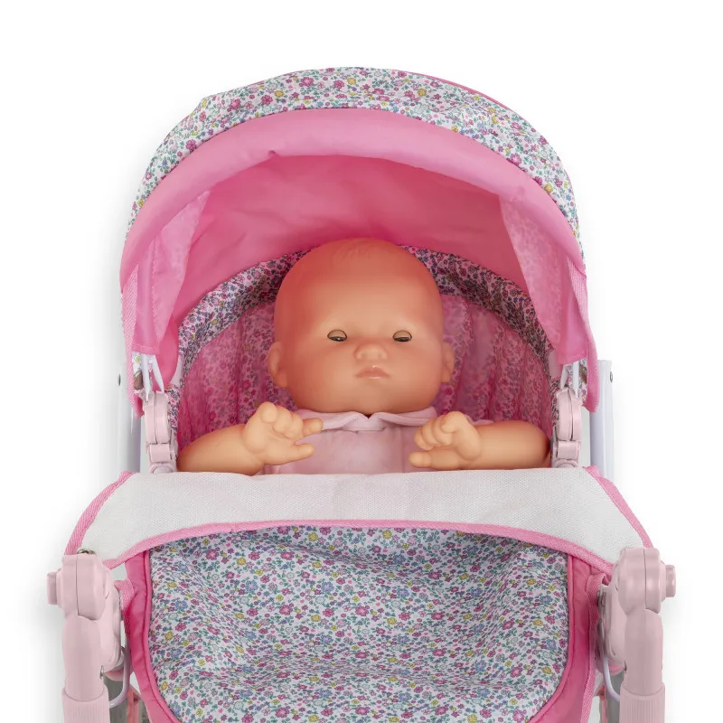 Corolle Floral pram for 36/42 and 52 cm dolls – vue 9 – Doll Accessories