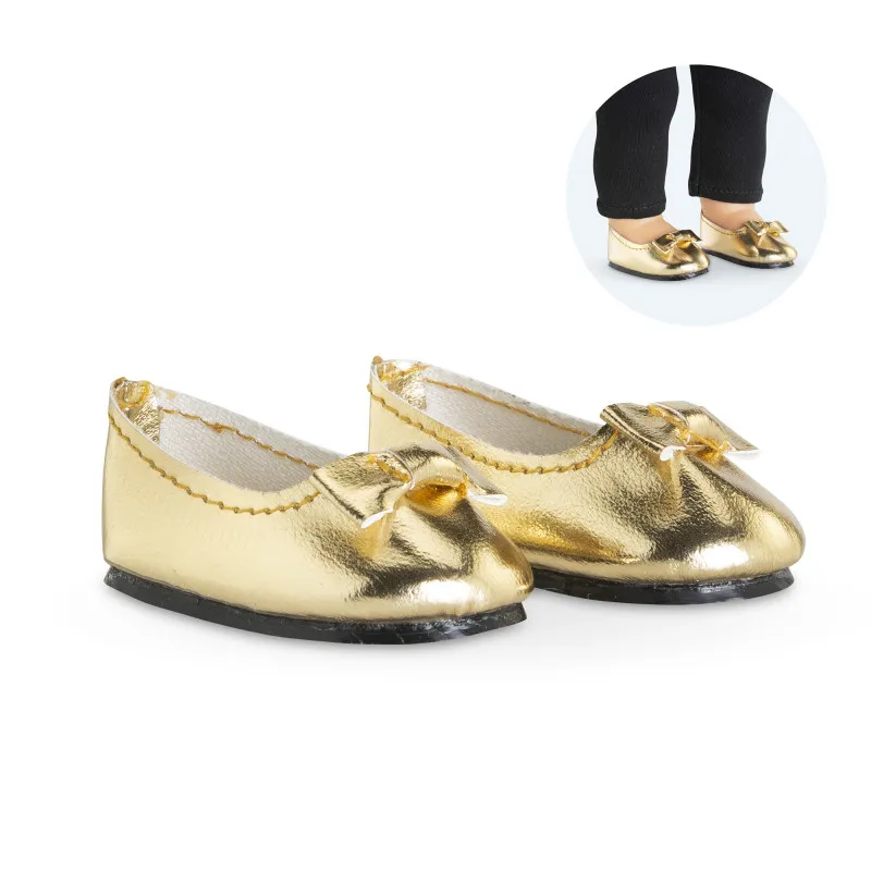 Corolle Ballerines dorées pour poupée ma Corolle – vue 1 – Vêtements poupées Corolle