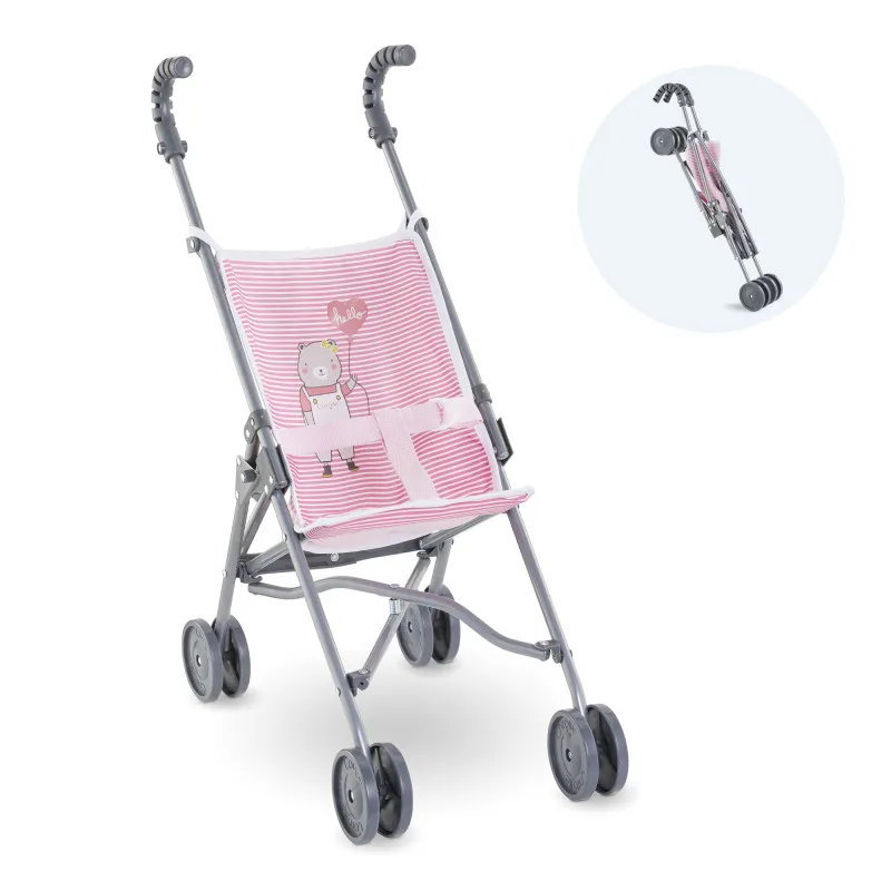 Corolle Poussette Canne Rose pour poupon 36/42 cm – vue 1 – Accessoires pour poupées