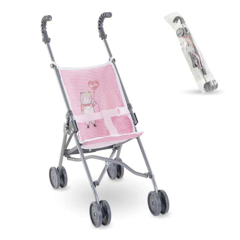 Corolle Poussette Canne Rose pour poupon 36/42 cm – vue 2 – Accessoires pour poupées