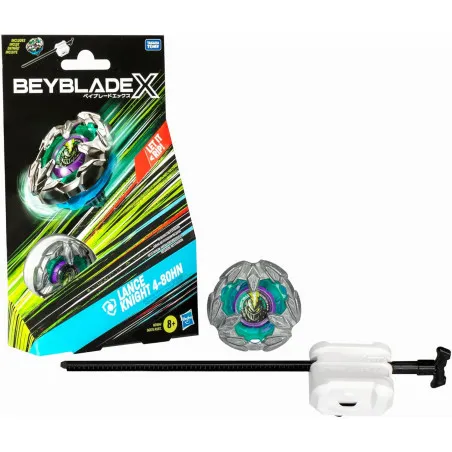 Hasbro 🌀 Beyblade X - Starter Pack - Lance Knight 4-80HN – vue 1 – Beyblade