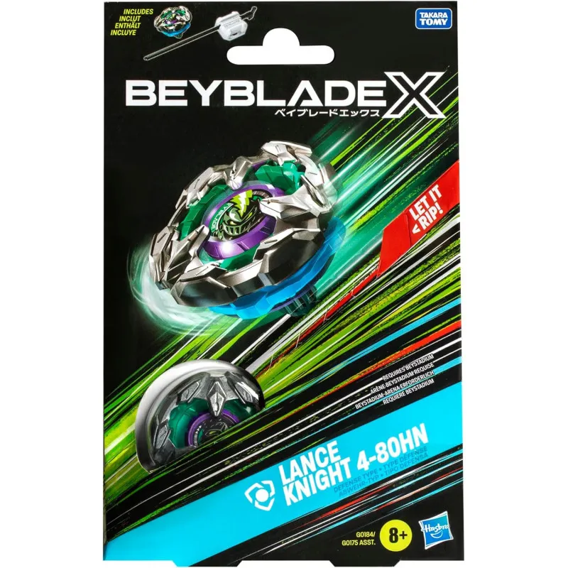 Hasbro 🌀 Beyblade X - Starter Pack - Lance Knight 4-80HN – vue 3 – Beyblade