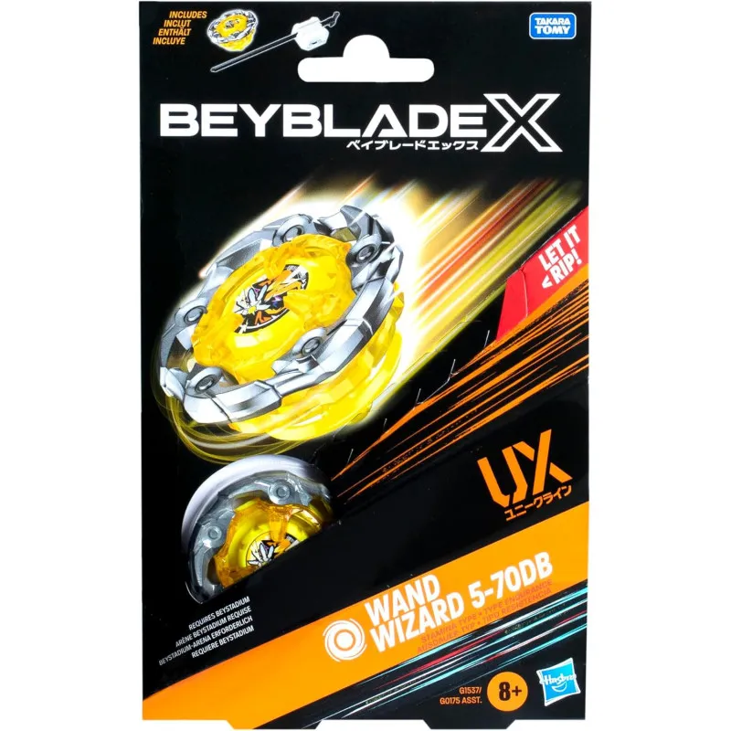 Hasbro 🌀 Beyblade X - Starter Pack - UX Wand Wizard 5-70DB – vue 4 – Beyblade