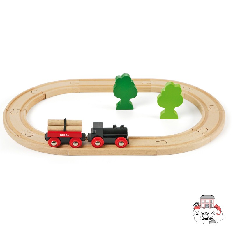 Acheter Petit circuit de trains en forêt - Petits trains en bois 