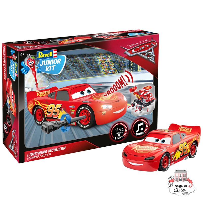 Revell Disney's Cars 3 Lightning McQueen Junior Kit. Avec