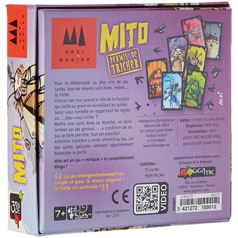Acheter Mito - Jeux de société - Gigamic - Le Nuage de Charlotte