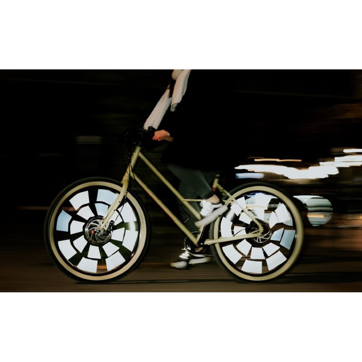 Réflecteurs rayons de vélo Rainette Gris Anthracite