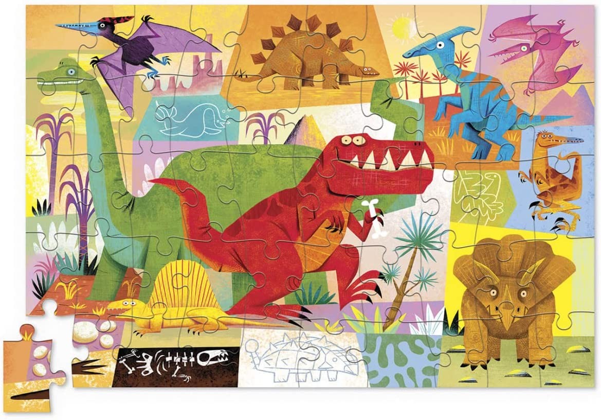 Puzzle dinosaures -25 Pièces, pour Enfants à partir de 4 ans