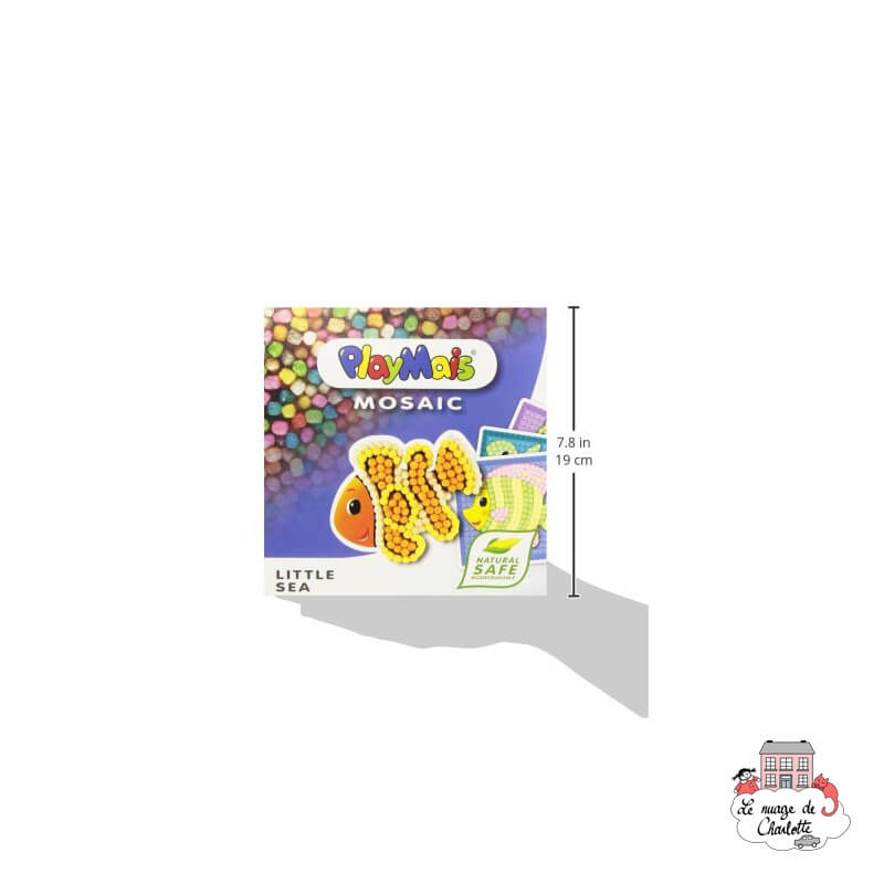 Playmaïs - Mosaic Little DieMaus - Kit Créatif Pour Enfants Dès 3 Ans - 2300 Pièces + 6 Planches Zoo - Jouet Naturel, Motricité Fine Et Créativité Garanties