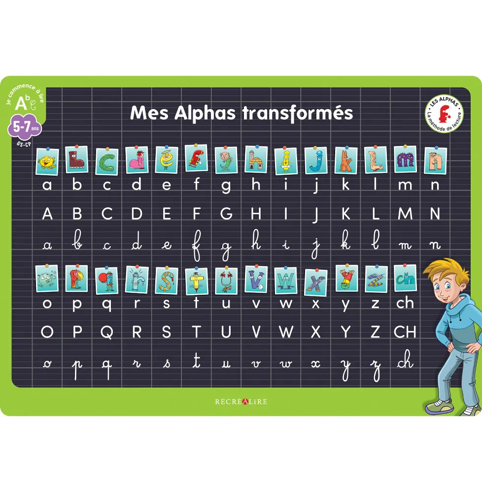 Acheter Mon lot de deux sous-mains Les Alphas - Je commence à lire ...