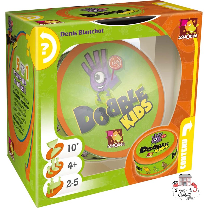 Acheter Dobble Kids - Jeux de société - Zygomatic - Le Nuage de Cha