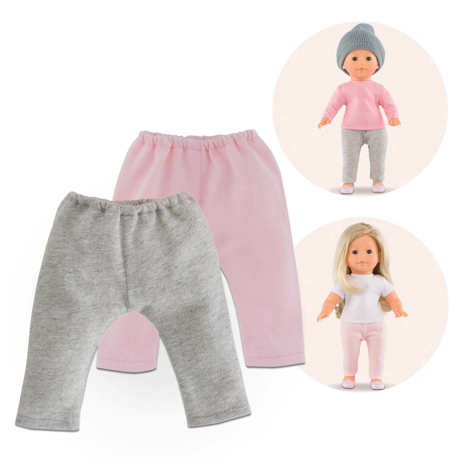 2 Leggings Ma Corolle Pour Poupée 36 Cm – Look Tendance Et Facile à Enfiler Dès 3 Ans